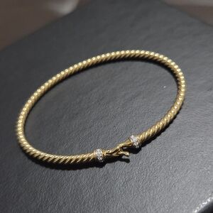 David Yurman Buckle Classic Cable Bracelet Size Small